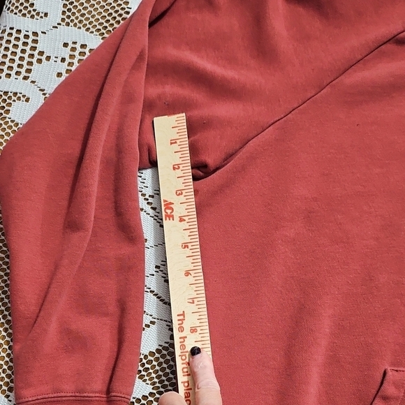 Nike Brick Red Pullover Hoodie - Picture 4 of 8